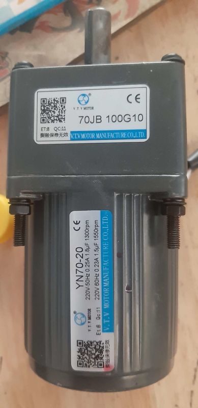 Yn70-20 70JB20G10 3 μικρή μηχανή εργαλείων εναλλασσόμενου ρεύματος φάσης για τη μηχανή γάλακτος φασολιών σόγιας